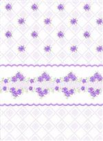 Povlečení - bavlna - DoPaS Květiny fialové 1+1 140x200 cm